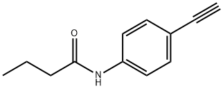 Butanamide,  N-(4-ethynylphenyl)- 结构式
