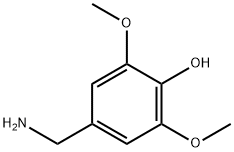 3,5,DIMETHOXY-4-HYDROXYBENZYLAMINE 结构式
