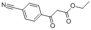 3-(4-氰基苯基)-3-氧代丙酸乙酯 结构式