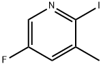 5-氟-2-碘-3-甲基吡啶 结构式