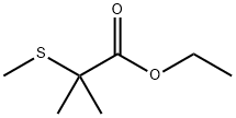 2-甲基-2-(甲基硫代)丙酸乙酯 结构式