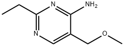 2-ethyl-5-(methoxymethyl)pyrimidin-4-amine  结构式