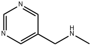 5-Pyrimidinemethanamine, N-methyl- (9CI) 结构式