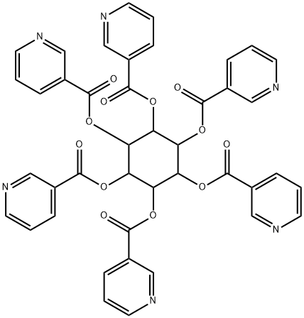 inositol hexanicotinate 结构式