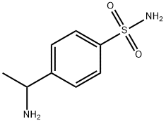 Benzenesulfonamide, 4-(1-aminoethyl)- (9CI) 结构式