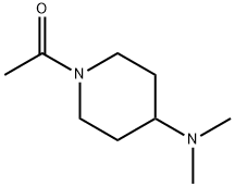 4-Piperidinamine, 1-acetyl-N,N-dimethyl- (9CI) 结构式