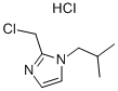 2-CHLOROMETHYL-1-ISOBUTYLIMIDAZOLE HCL 结构式