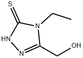 (4-乙基-5-巯基-4H-1,2,4-三唑-3-基)甲醇 结构式