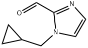 1H-Imidazole-2-carboxaldehyde, 1-(cyclopropylmethyl)- (9CI) 结构式