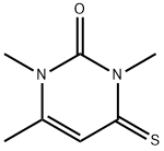 2(1H)-Pyrimidinone,  3,4-dihydro-1,3,6-trimethyl-4-thioxo- 结构式