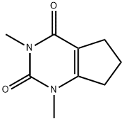 6,7-Dihydro-1,3-dimethyl-1H-cyclopentapyrimidine-2,4(3H,5H)-dione 结构式