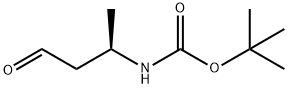 Carbamic acid, [(1R)-1-methyl-3-oxopropyl]-, 1,1-dimethylethyl ester (9CI) 结构式