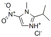 2-isopropyl-1-methyl-5-nitro-1H-imidazolium chloride 结构式