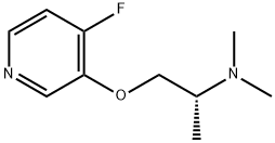 2-Propanamine,1-[(4-fluoro-3-pyridinyl)oxy]-N,N-dimethyl-,(2R)-(9CI) 结构式