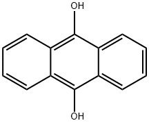 蒽-9,10-二醇 结构式