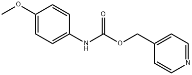 4-Methoxycarbanilic acid 4-pyridylmethyl ester 结构式