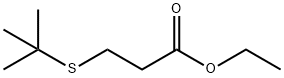 丙酸,3 -[(1,1-二甲基乙基)硫代]- 乙基酯 结构式