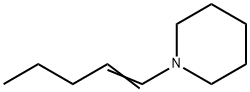 1-(1-Pentenyl)piperidine 结构式