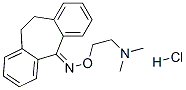 10,11-dihydro-5H-dibenzo[a,d]cyclohepten-5-one O-[2-(dimethylamino)ethyl]oxime monohydrochloride 结构式