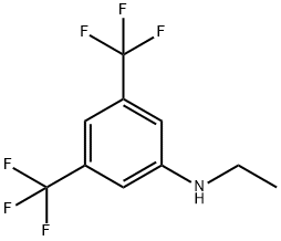 3,5-双(三氟甲基)-N-乙基苯胺 结构式