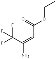 (E)-3-氨基-4,4,4-三氟丁烯酸乙酯 结构式