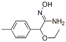 2-Ethoxy-2-(p-tolyl)acetamide oxime 结构式