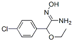 2-(4-Chlorophenyl)-2-ethoxyacetamide oxime 结构式