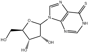 	6-硫代肌苷 结构式