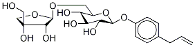 4-(2-Propenyl)phenyl 6-O-D-apio-β-D-furanosyl-β-D-glucopyranoside 结构式