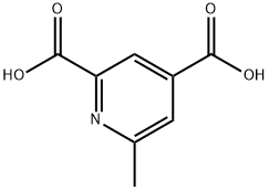 6-甲-2,4-吡啶二甲酸 结构式