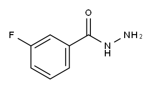 3-氟苯甲酰肼 结构式