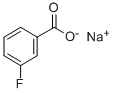 3-氟苯甲酸钠 结构式