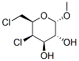 methyl 4,6-dichloro-4,6-dideoxy-alpha-galactopyranoside 结构式