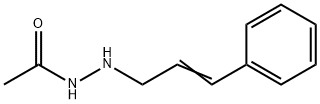 Acetic  acid,  2-(3-phenyl-2-propenyl)hydrazide  (9CI) 结构式
