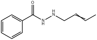 Benzoic  acid,  2-(2-butenyl)hydrazide  (9CI) 结构式