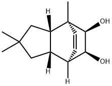 4,7-Ethano-1H-indene-8,9-diol, 2,3,3a,4,7,7a-hexahydro-2,2,4-trimethyl-, (3aS,4S,7R,7aR,8S,9R)- (9CI) 结构式