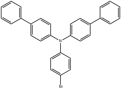 N-(4-溴苯基)-N,N-双(1,1'-联苯-4-基)胺 结构式