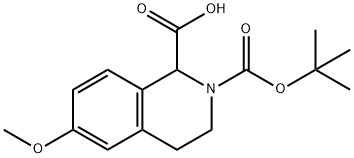 2-(tert-Butoxycarbonyl)-6-methoxy-1,2,3,4-tetrahydroisoquinoline-1-carboxylicacid