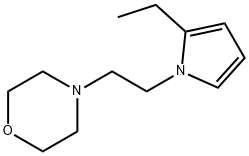 Morpholine, 4-[2-(2-ethyl-1H-pyrrol-1-yl)ethyl]- (9CI) 结构式