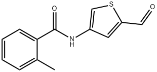 Benzamide, N-(5-formyl-3-thienyl)-2-methyl- (9CI) 结构式