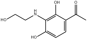 Ethanone, 1-[2,4-dihydroxy-3-[(2-hydroxyethyl)amino]phenyl]- (9CI) 结构式