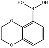 (2,3-二氢苯并[B][1,4]二噁烷-5-基)硼酸 结构式