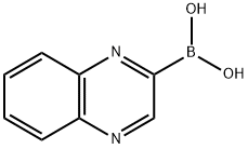 喹噁啉-2-基硼酸 结构式
