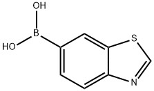 1,3-BENZOTHIAZOL-6-YLBORONIC ACID; 结构式