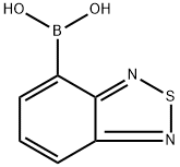 BENZO-2,1,3-THIADIAZOLE-4-BORONIC ACID 结构式