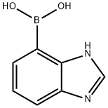 1H-BENZIMIDAZOL-4-YLBORONIC ACID 结构式