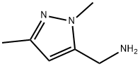 1,3-二甲基-5-氨甲基吡唑 结构式