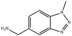 (1-METHYL-1H-1,2,3-BENZOTRIAZOL-5-YL)METHYLAMINE 结构式