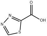 1,3,4-噻唑-2-羧酸 结构式