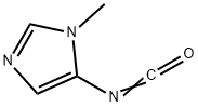 1-甲基-1氢-咪唑-5-异氰酸酯 结构式
